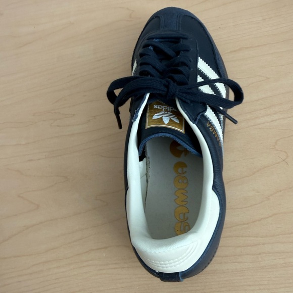 Adidas Samba Navy Blue and Cream Shoes- Men’s 7 - Picture 11 of 12